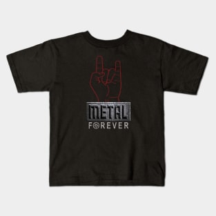 Heavy Metal Forever Kids T-Shirt